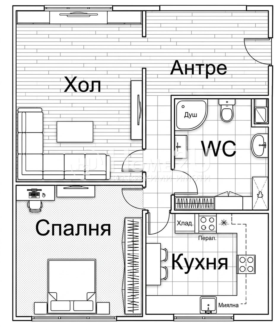 Продава 2-СТАЕН, гр. София, Левски В, снимка 2 - Апартаменти - 56081881