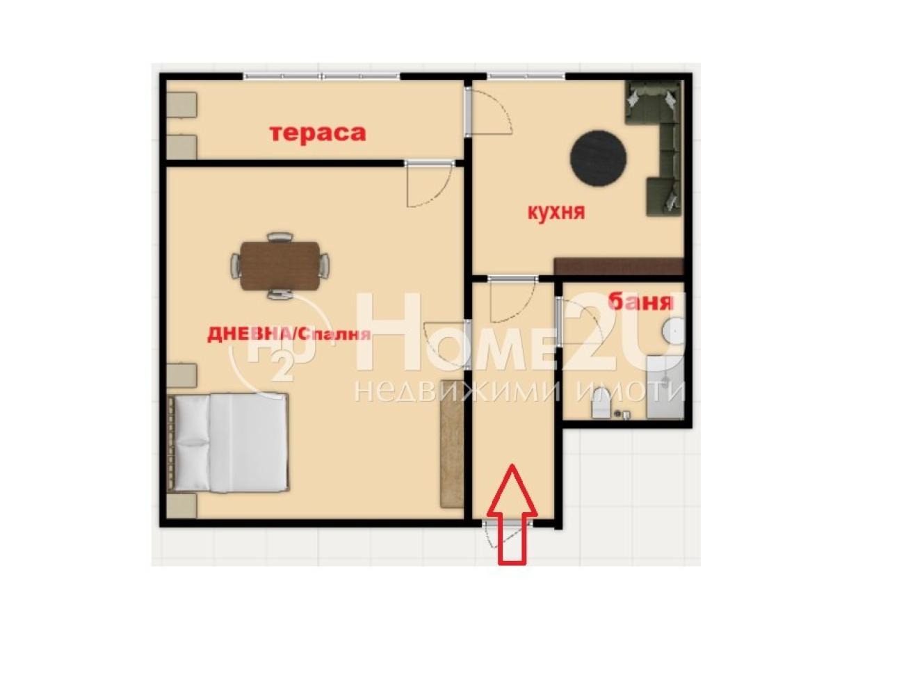 Продава 2-СТАЕН, гр. Бургас, Славейков