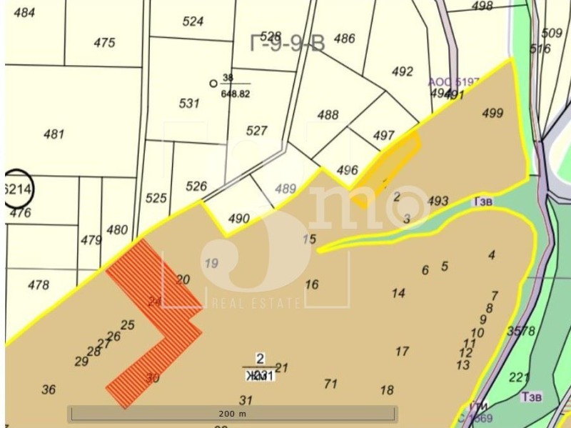 Продава ПАРЦЕЛ в град София, с. Лозен - 4925 кв.м / 541 750 € » 1 059 570.90 лв., 3-МО ОФИС ДРУЖБА