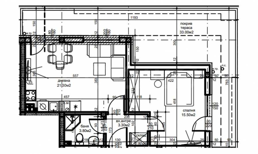 Продава 2-СТАЕН, гр. Пловдив, Беломорски, снимка 5 - Апартаменти - 55374177