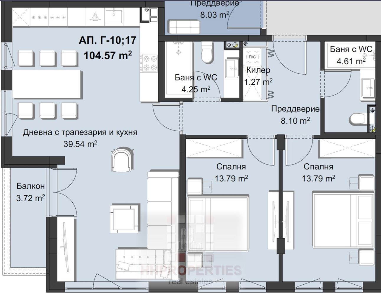 Продава 3-СТАЕН, гр. Пловдив, Христо Смирненски, снимка 2 - Апартаменти - 53991677