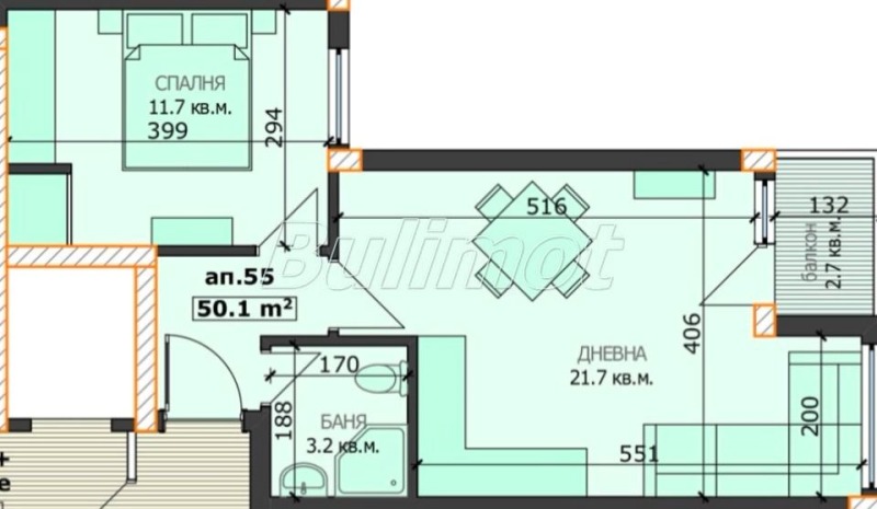 Продава 2-СТАЕН, гр. Варна, Левски 1, снимка 3 - Aпартаменти - 48150629