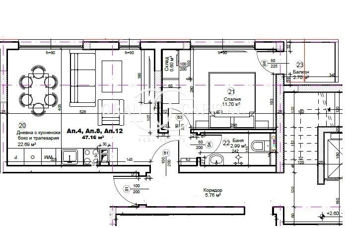 Satılık  1 yatak odası Sofia , Nadejda 2 , 54 metrekare | 55659369 - görüntü [4]