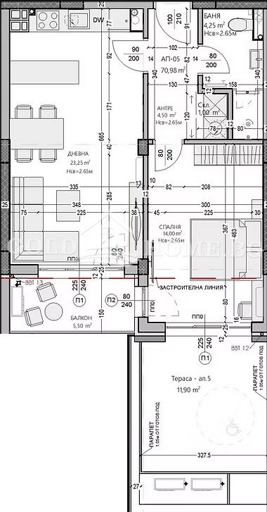 Продава 2-СТАЕН, гр. Пловдив, Остромила, снимка 4 - Апартаменти - 52563317