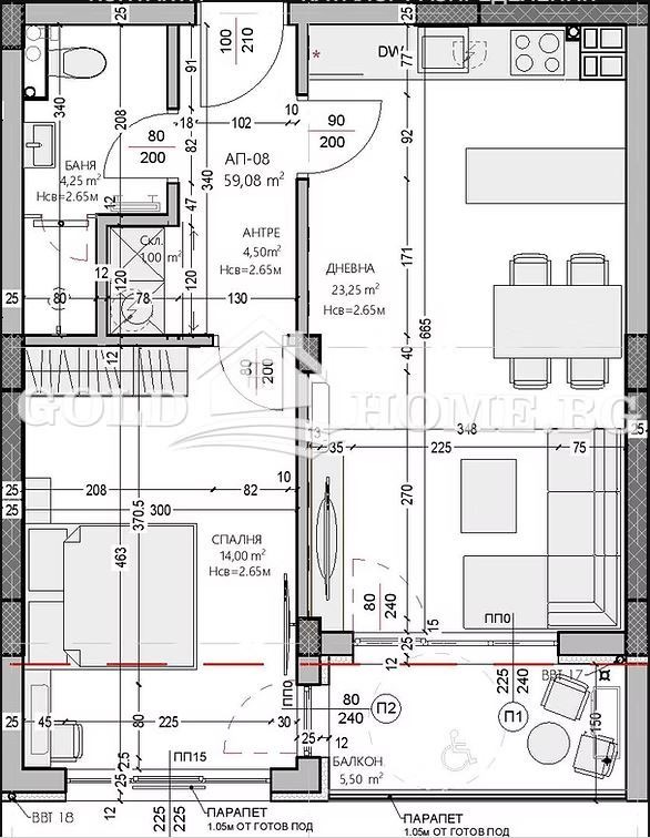 Продава 2-СТАЕН, гр. Пловдив, Остромила, снимка 3 - Апартаменти - 52563317
