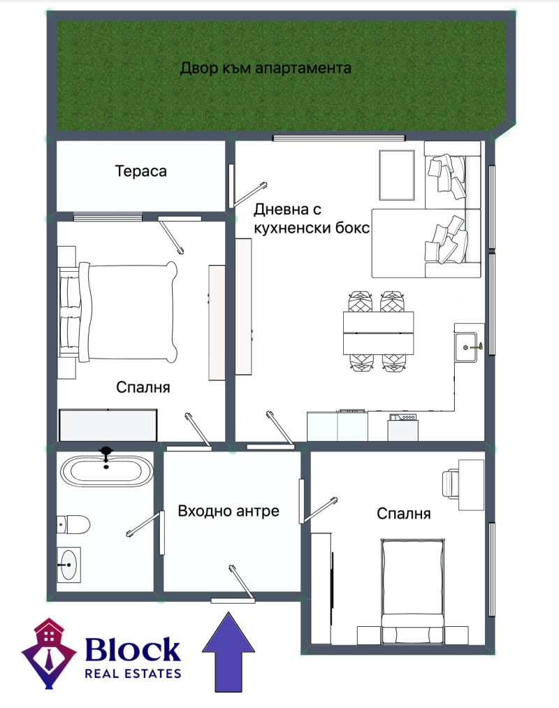 Продава 3-СТАЕН, гр. София, Малинова долина, снимка 7 - Aпартаменти - 48101135