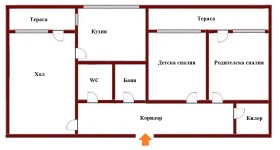 МНОГОСТАЕН, 74 m2
