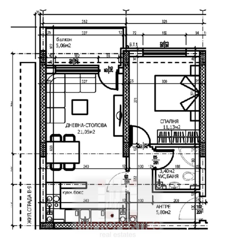 Продава  2-стаен град Пловдив , Тракия , 65 кв.м | 11066939 - изображение [2]