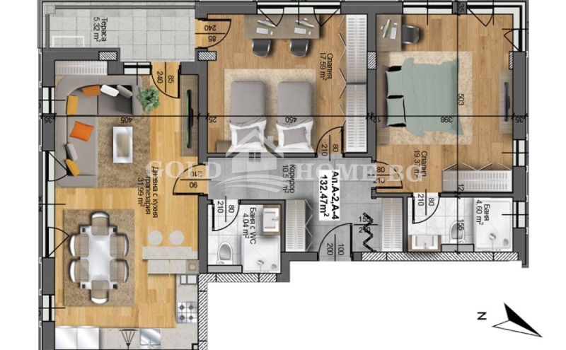 Na prodej  2 ložnice Plovdiv , Christo Smirnenski , 93 m2 | 93551825 - obraz [10]