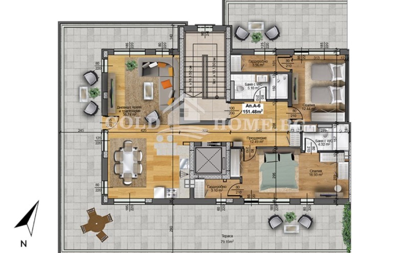 Na prodej  2 ložnice Plovdiv , Christo Smirnenski , 93 m2 | 93551825 - obraz [13]