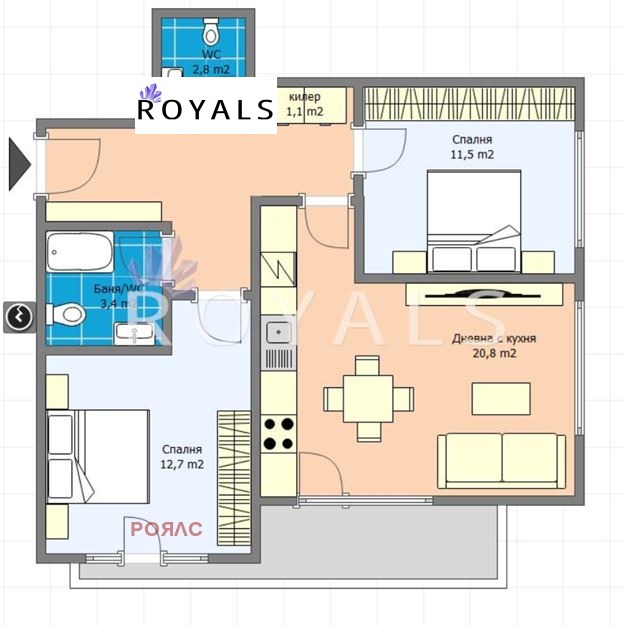 Продава 3-СТАЕН, гр. Варна, Владислав Варненчик 1, снимка 4 - Апартаменти - 53647926