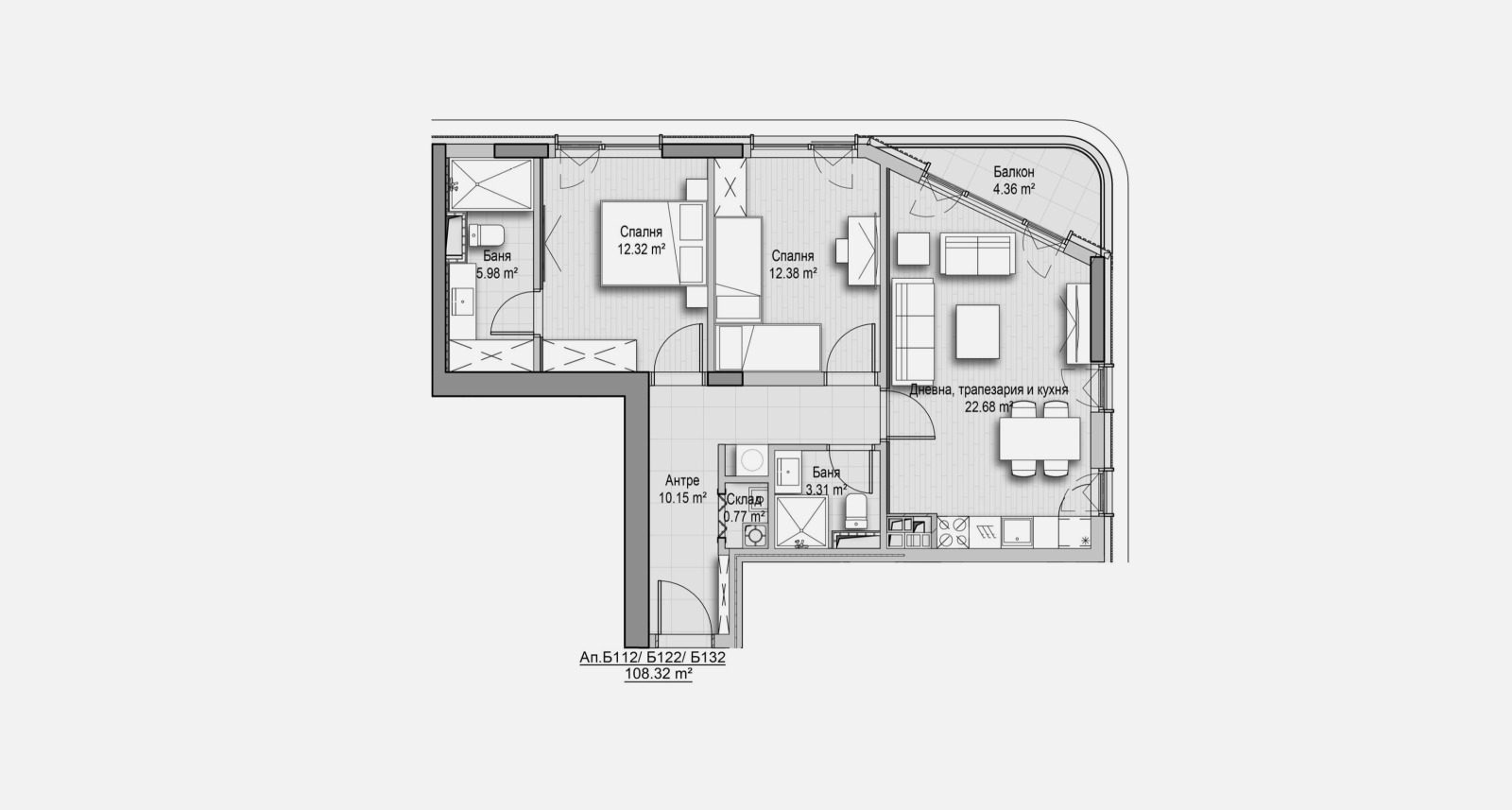 Продава 3-СТАЕН, гр. София, Витоша, снимка 2 - Апартаменти - 53630380