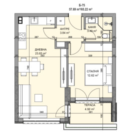 1 Schlafzimmer Wladislaw Warnentschik 1, Warna 14