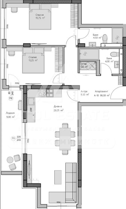 Продава 3-СТАЕН, гр. Пловдив, Христо Смирненски, снимка 2 - Апартаменти - 54147590