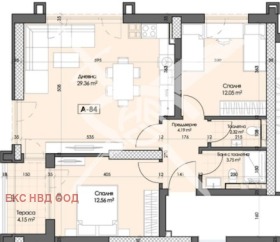 Продава 3-стаен град Пловдив Кършияка - [1] 