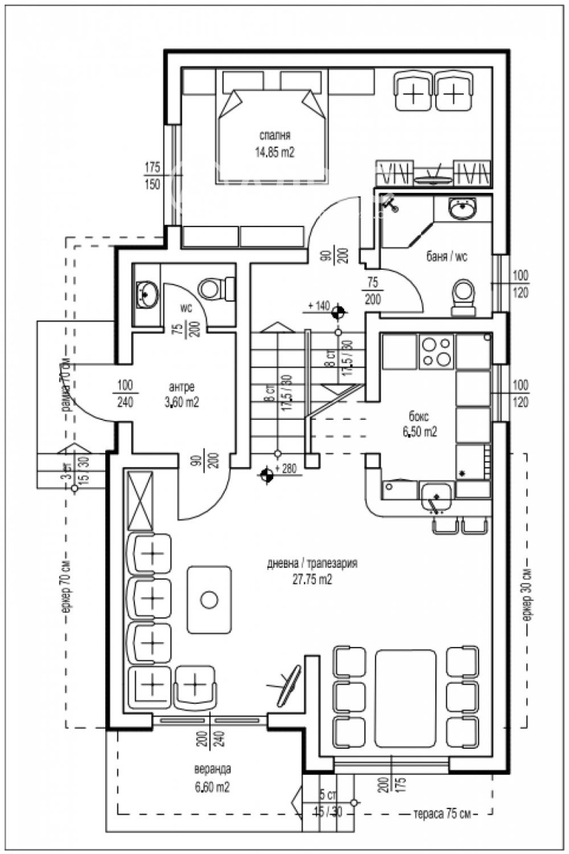 Продава КЪЩА, с. Лъка, област Бургас, снимка 3 - Къщи - 51577011