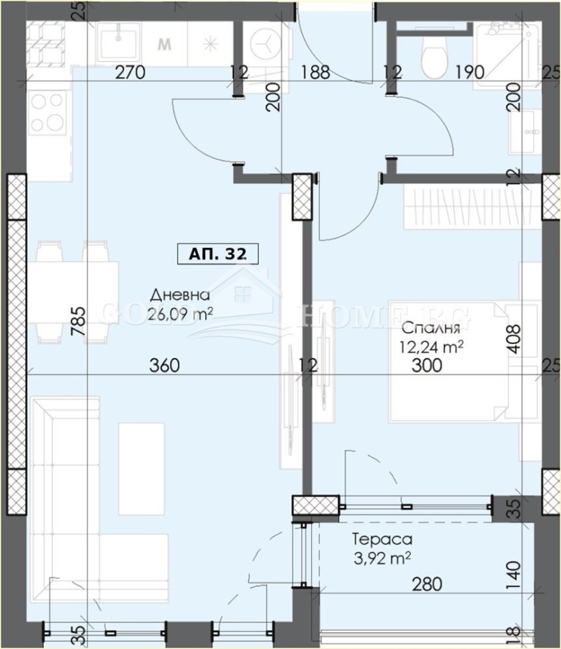 Продава 2-СТАЕН, гр. Пловдив, Тракия, снимка 7 - Aпартаменти - 48232513