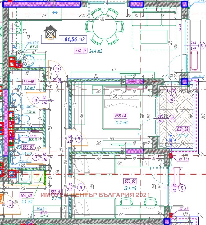 Продава 3-СТАЕН, гр. София, Малинова долина, снимка 3 - Апартаменти - 54837123