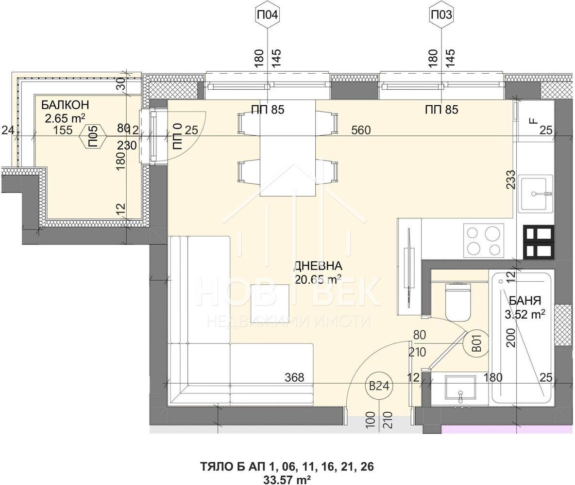 Продава 1-СТАЕН, гр. Варна, Владислав Варненчик 1, снимка 2 - Апартаменти - 55308413