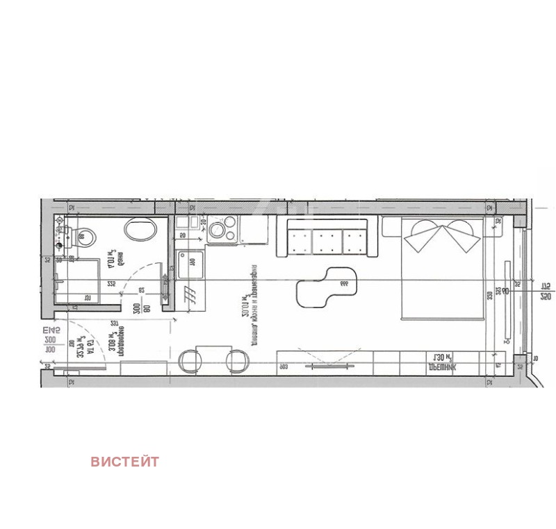 Продава 1-СТАЕН, гр. София, Малинова долина, снимка 3 - Aпартаменти - 48906203