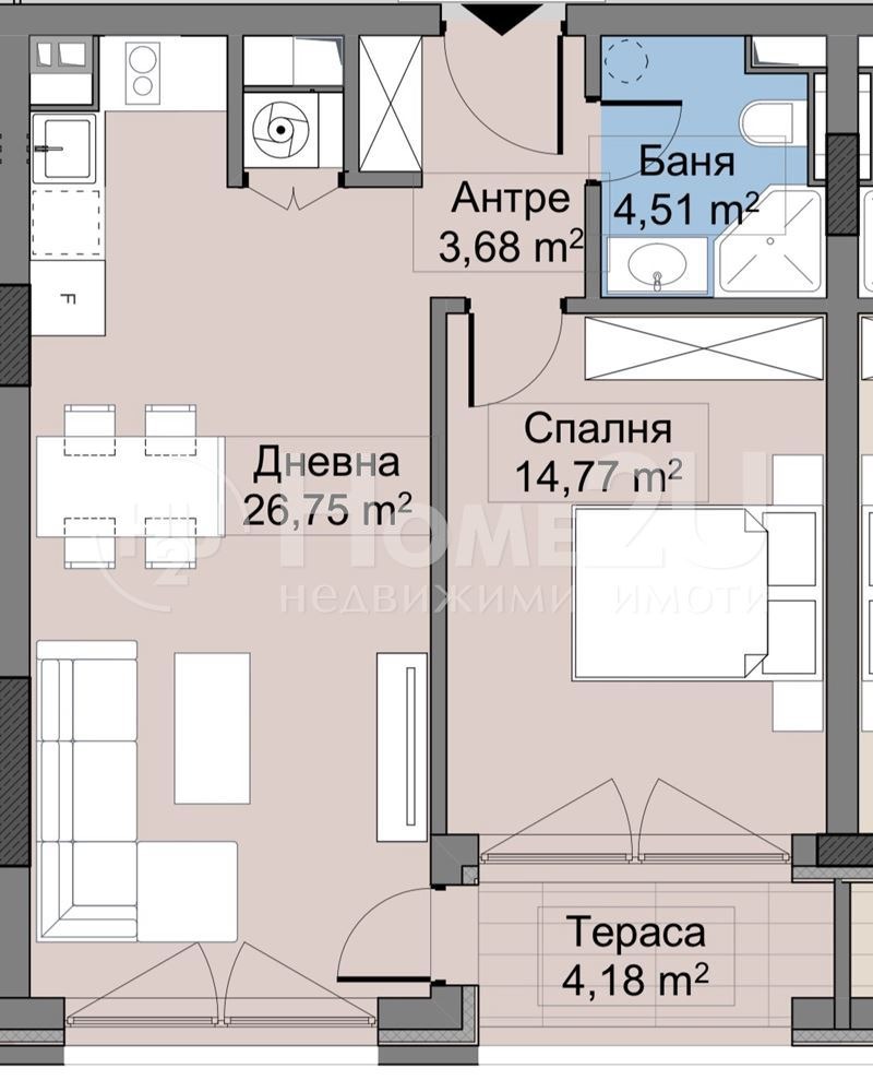 Продава 2-СТАЕН, гр. София, Овча купел 2, снимка 7 - Aпартаменти - 47627379