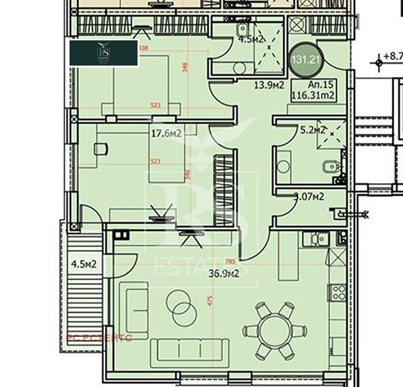 For Sale  2 bedroom Sofia , Dragalevtsi , 131 sq.m | 52634414 - image [5]