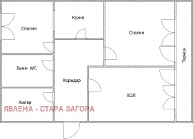2 ložnice Tri čučura - centar, Stara Zagora