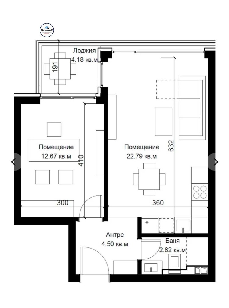 In vendita  1 camera da letto Varna , Tsentar , 65 mq | 89002356 - Immagine [6]