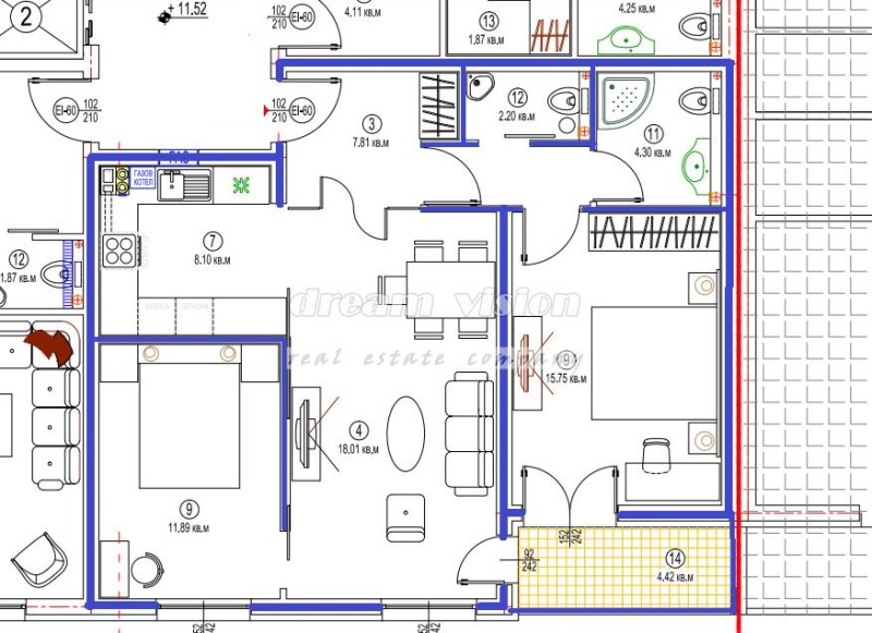 Продава 3-СТАЕН, гр. София, Овча купел, снимка 2 - Aпартаменти - 49449924