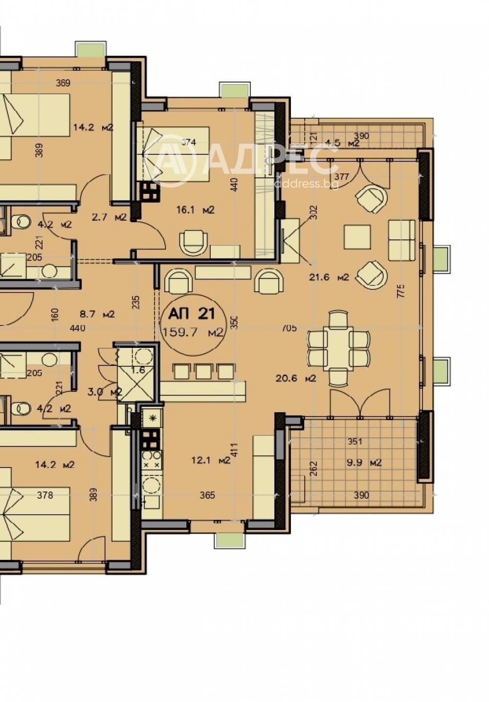 Продава МНОГОСТАЕН, гр. София, Горна баня, снимка 2 - Апартаменти - 53393025