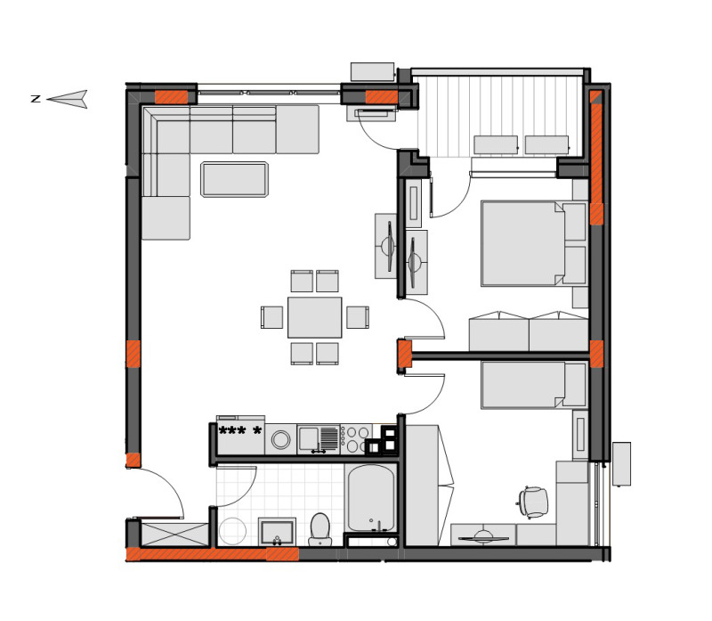 Продава 3-СТАЕН, гр. Стара Загора, Никола Петков, снимка 2 - Апартаменти - 53600177