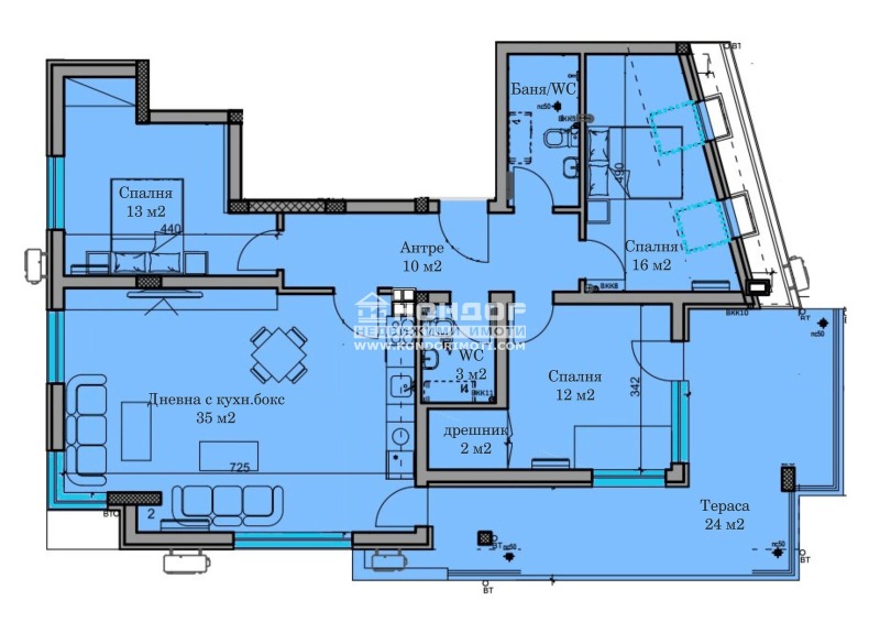 Продава МНОГОСТАЕН, гр. Пловдив, Христо Смирненски, снимка 2 - Апартаменти - 52316942
