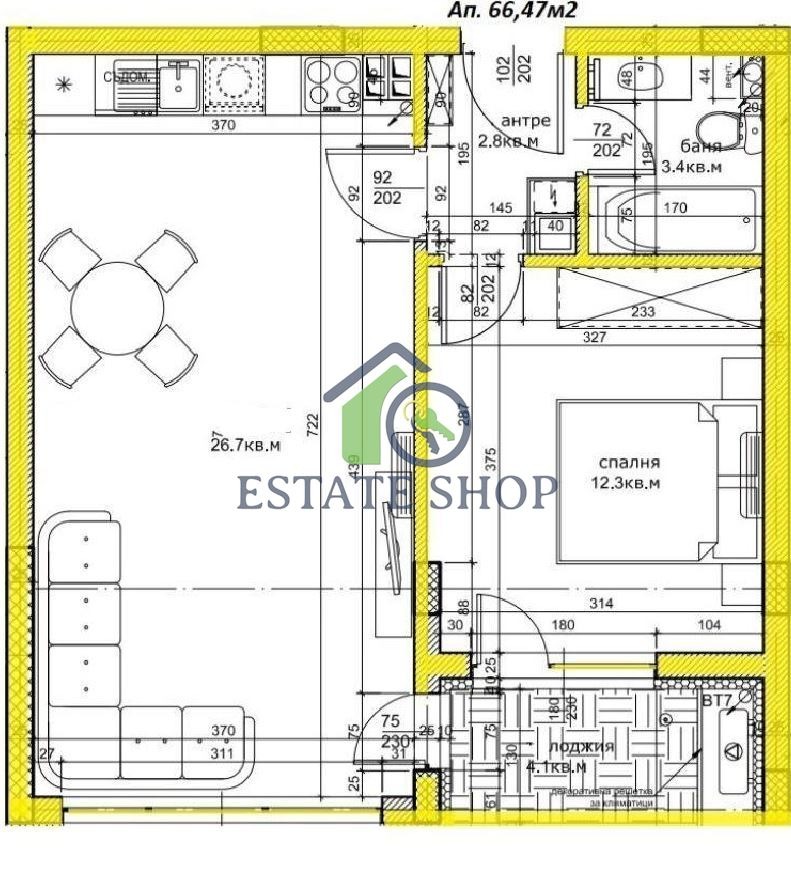 Продава 2-СТАЕН, гр. Пловдив, Остромила, снимка 10 - Aпартаменти - 49437248