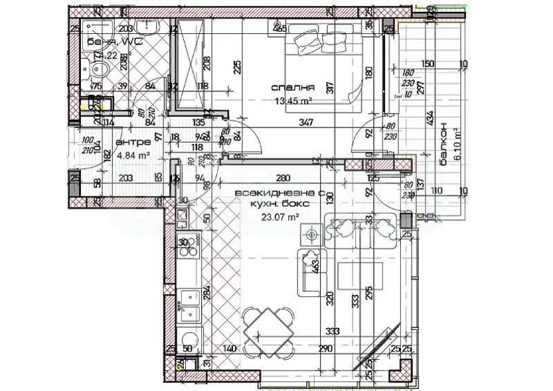 Продава 2-СТАЕН, гр. Варна, Младост 1, снимка 6 - Aпартаменти - 48095395