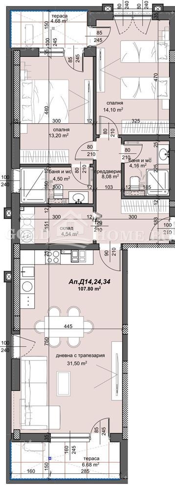 Продава 3-СТАЕН, гр. Пловдив, Тракия, снимка 6 - Aпартаменти - 48763820