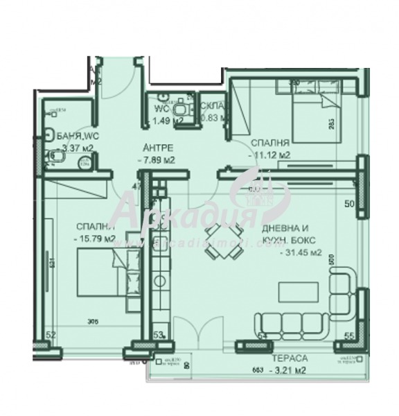 Продава 3-СТАЕН, гр. Пловдив, Младежки Хълм, снимка 1 - Aпартаменти - 48980164