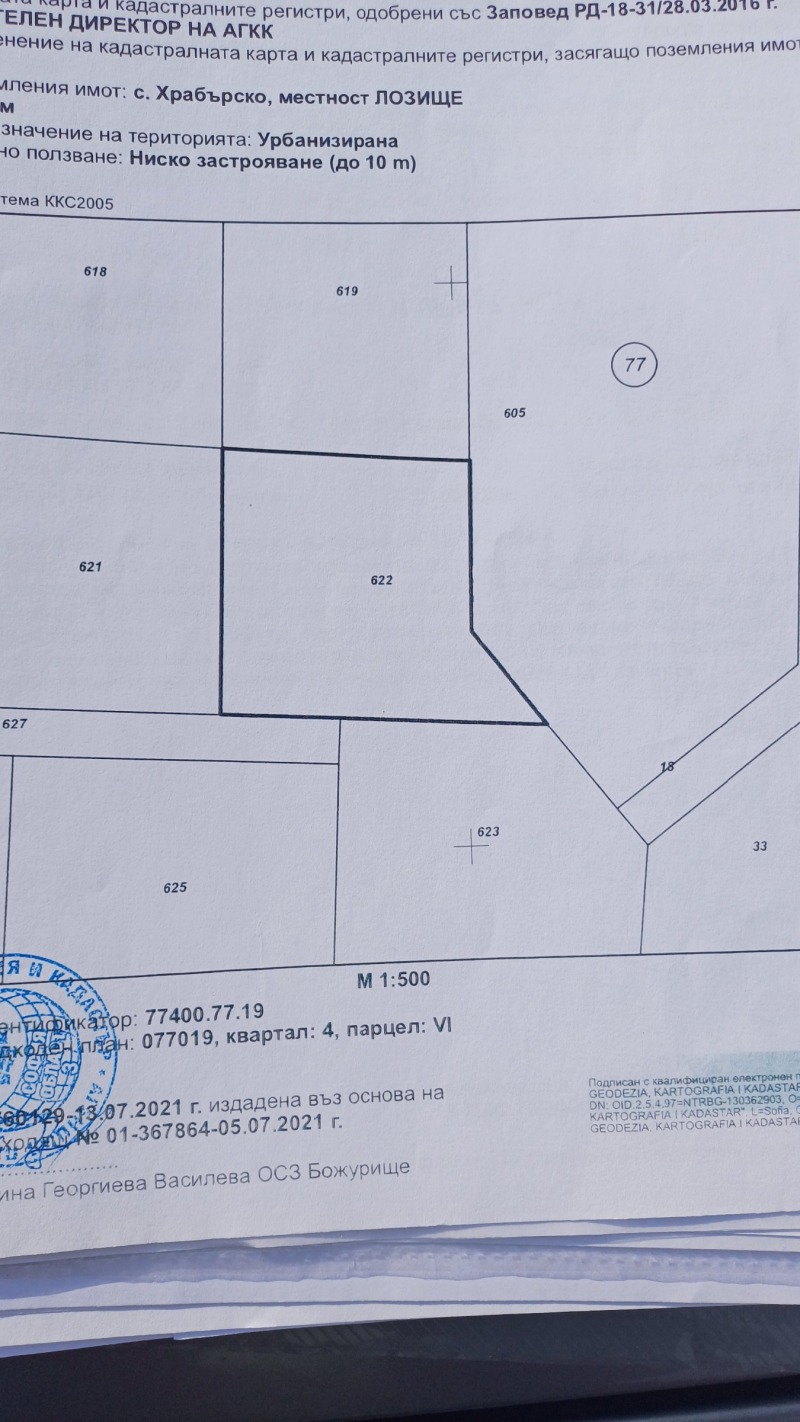 Продава  Парцел област София , с. Храбърско , 530 кв.м | 41678077 - изображение [5]