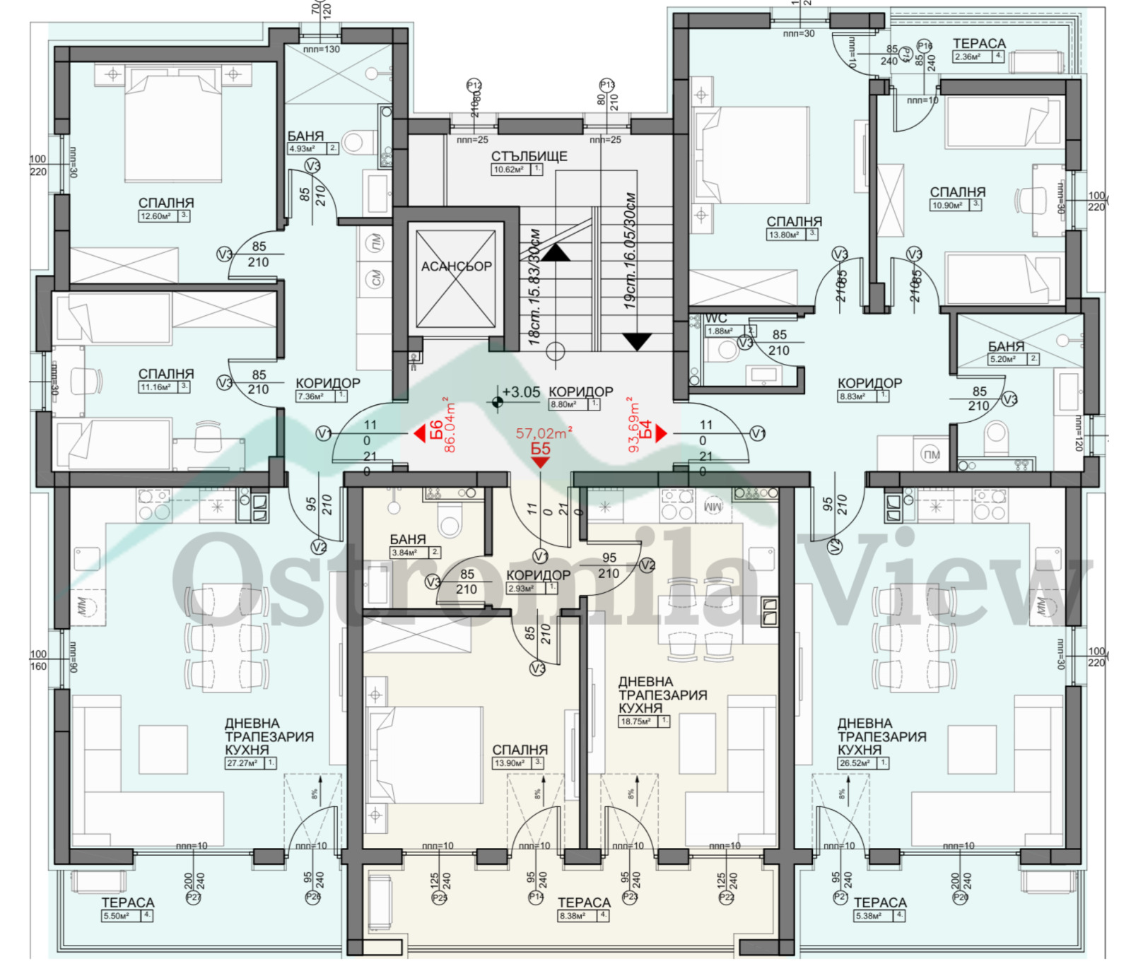 Продава 2-СТАЕН, гр. Пловдив, Остромила, снимка 2 - Апартаменти - 55259518