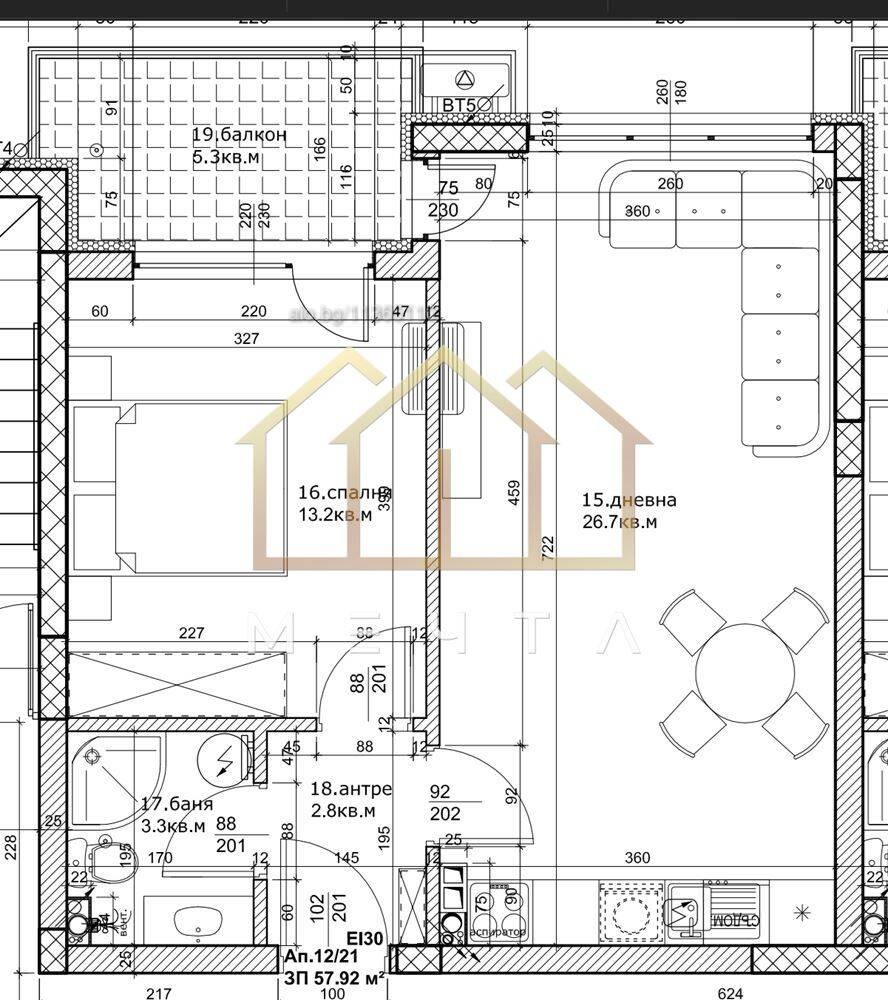 Продава 2-СТАЕН, гр. Пловдив, Остромила, снимка 4 - Апартаменти - 55911753