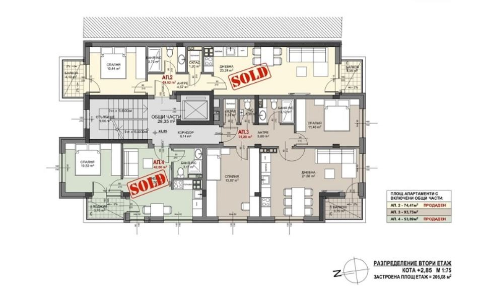Продава 3-СТАЕН, гр. София, Овча купел, снимка 4 - Апартаменти - 53678726