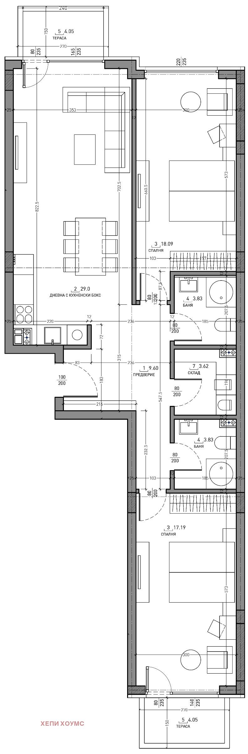 Продава 3-СТАЕН, гр. София, Малинова долина, снимка 2 - Aпартаменти - 47517900