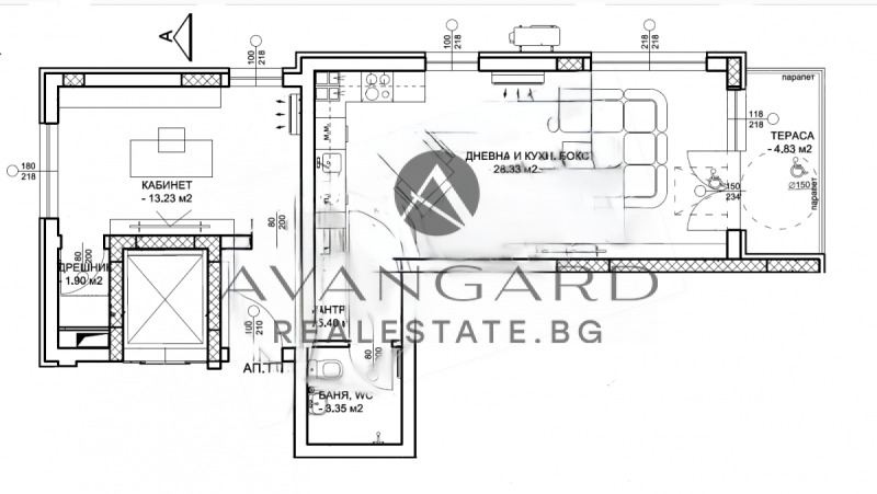 En venta  1 dormitorio Plovdiv , Kyuchuk Parizh , 90 metros cuadrados | 16923242 - imagen [2]