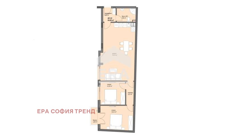 De vânzare  2 dormitoare Sofia , Liulin 9 , 97 mp | 11663731