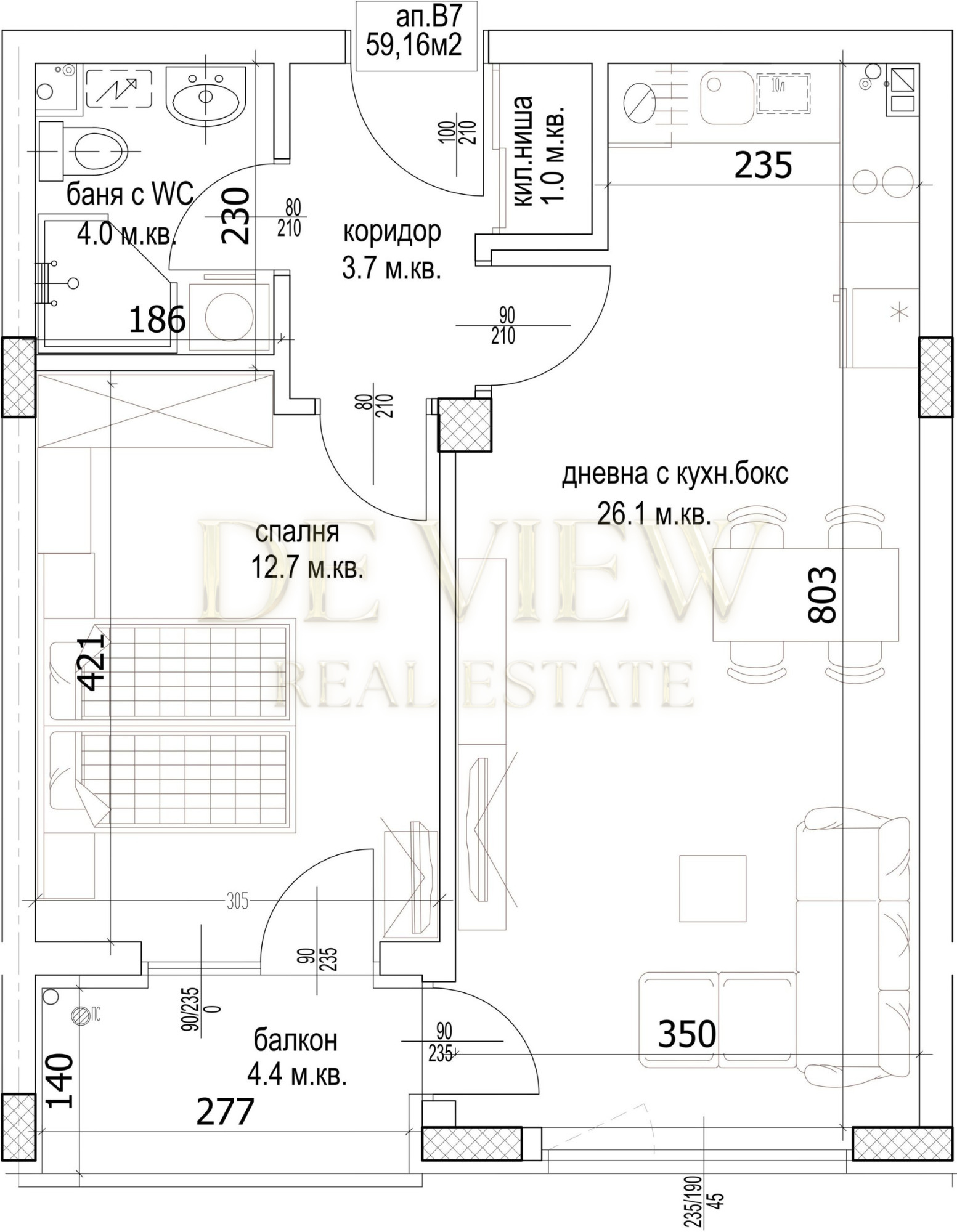 Продава 2-СТАЕН, гр. Варна, Кайсиева градина, снимка 3 - Апартаменти - 54737767