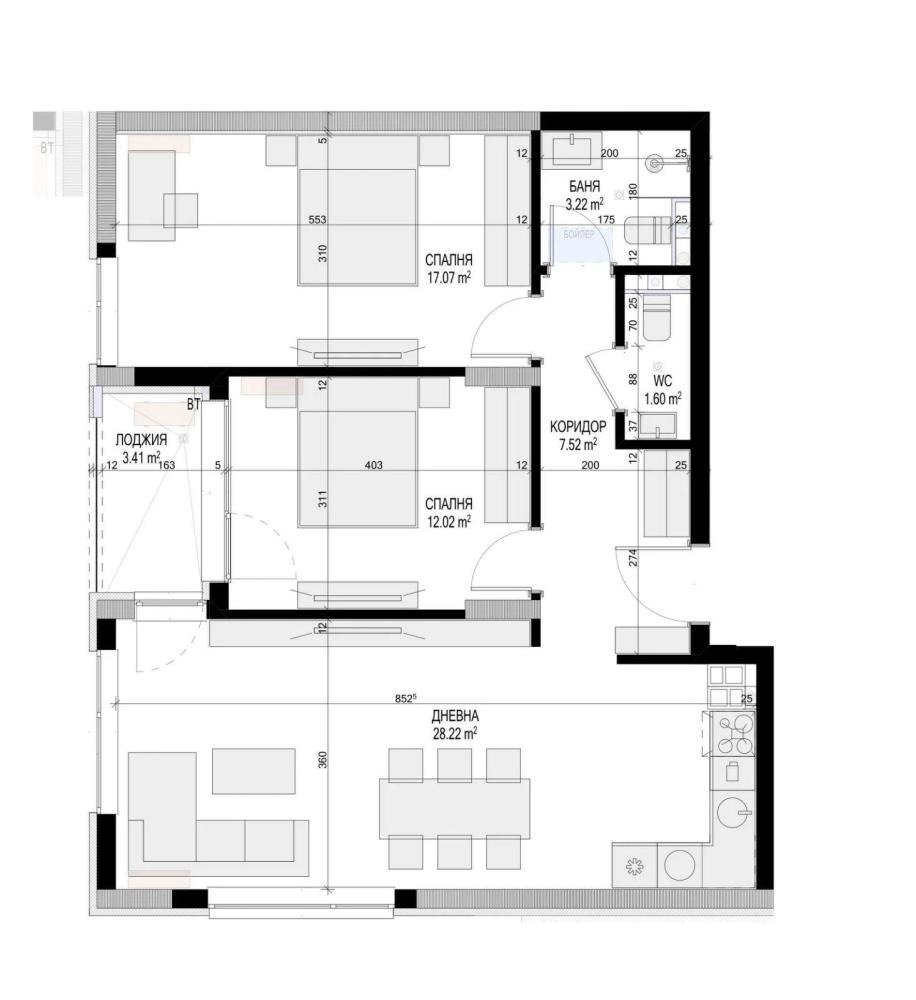 Продава 3-СТАЕН, гр. Варна, Левски 1, снимка 5 - Апартаменти - 55986056