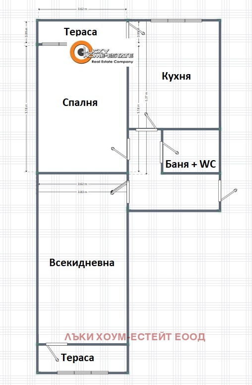 Til salgs  1 soverom Sofia , Bakston , 65 kvm | 92500942 - bilde [3]