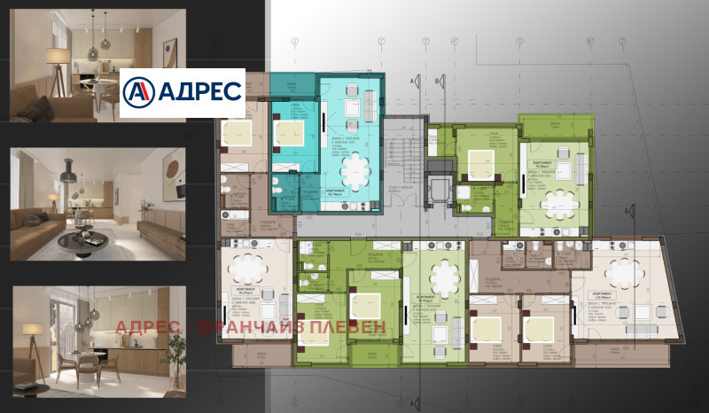 Na sprzedaż  1 sypialnia Wraca , Centar , 72 mkw | 65933459 - obraz [3]