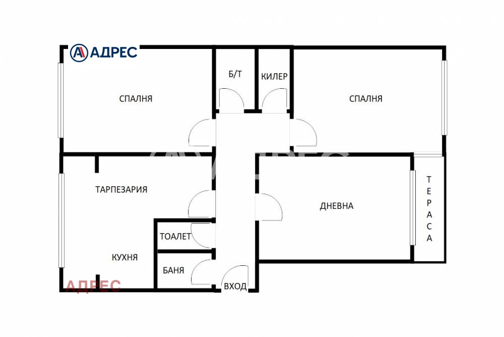 Продава 3-СТАЕН, гр. Варна, Лятно кино Тракия, снимка 3 - Апартаменти - 52300435