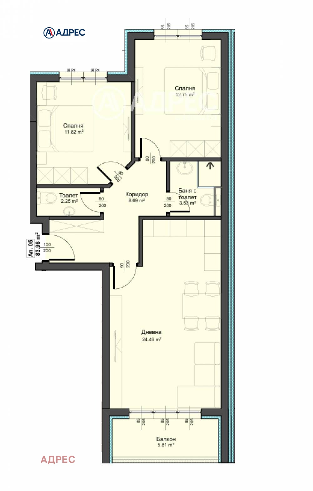 Продава 3-СТАЕН, гр. Варна, Аспарухово, снимка 2 - Апартаменти - 54189926