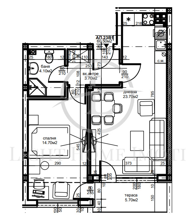 En venta  1 dormitorio Plovdiv , Yuzhen , 73 metros cuadrados | 60037199 - imagen [12]